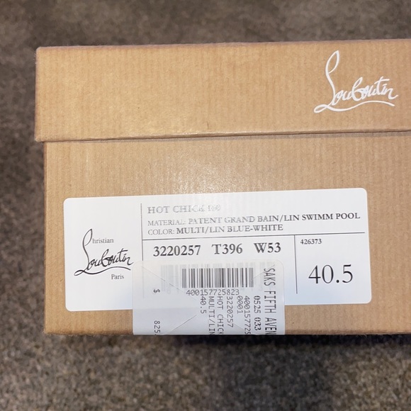 Christian Louboutin Multicolor Striped Heels - Picture 7 of 7